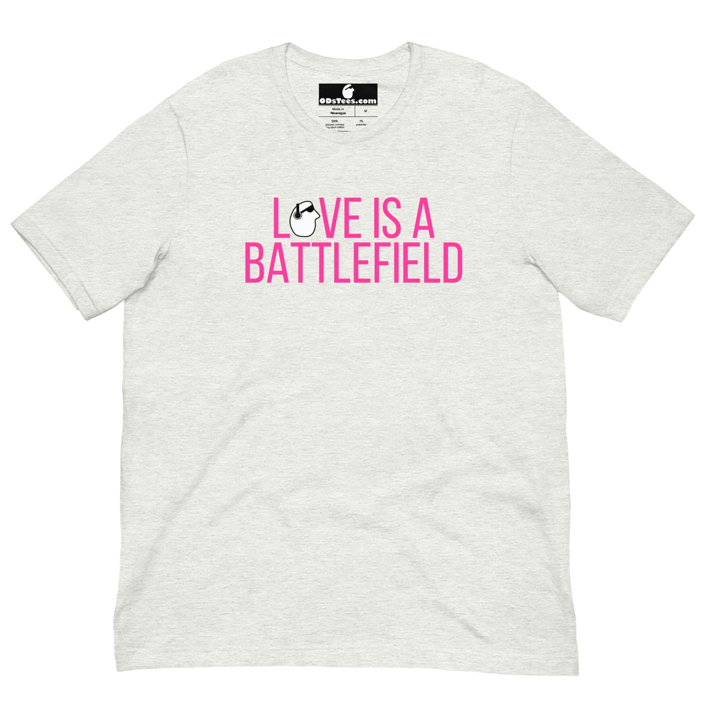 SunnyDayze LOVE IS A BATTLEFIELD Short-Sleeve Unisex T-Shirt