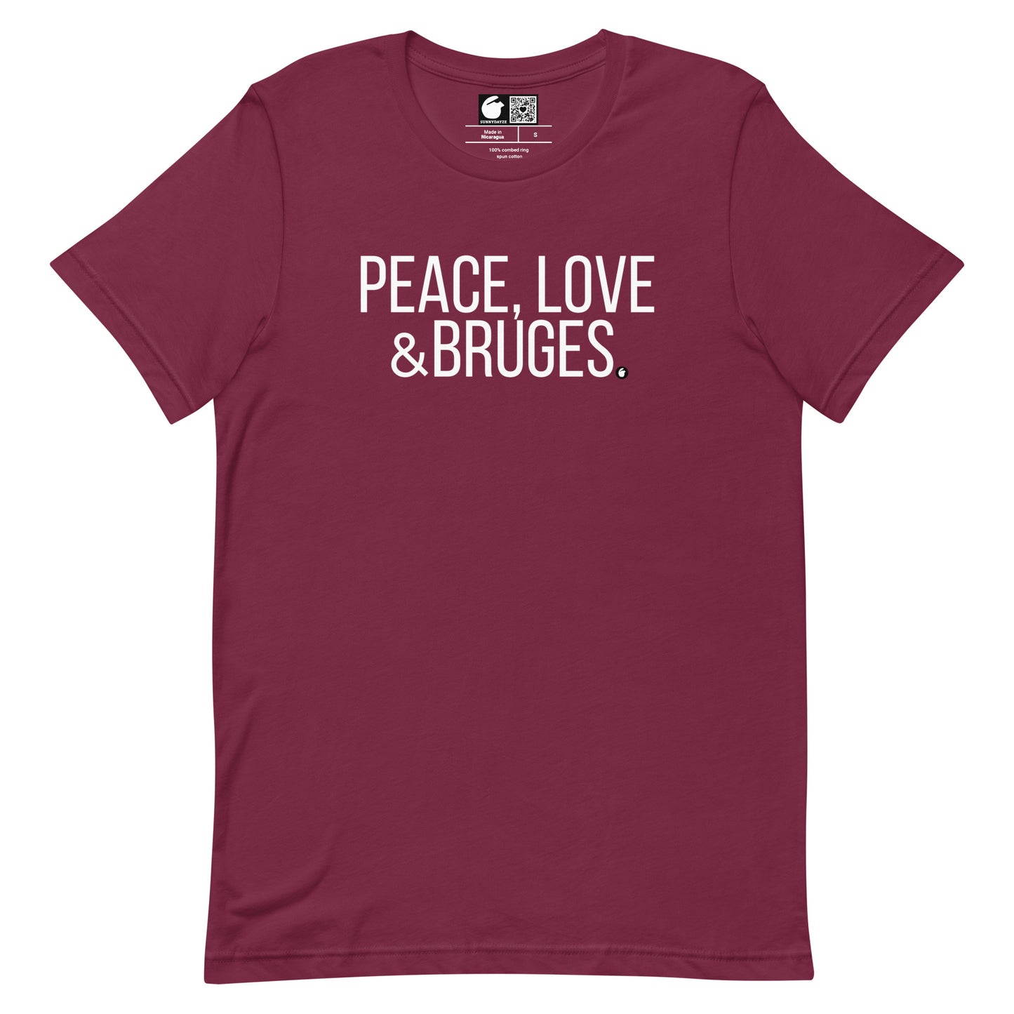 BRUGES Short=Sleeve Unisex t-shirt