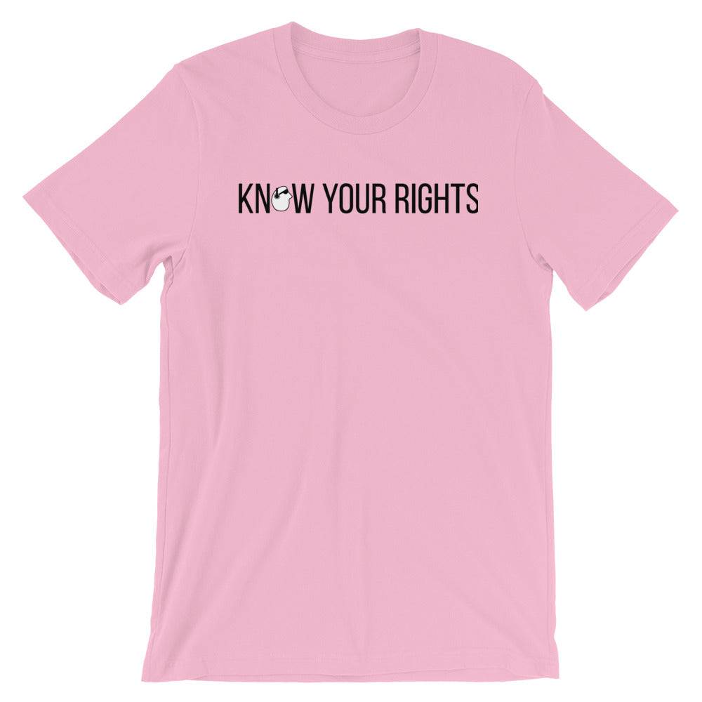 SunnyDayze KNOW YOUR RIGHTS Short-Sleeve Unisex T-Shirt