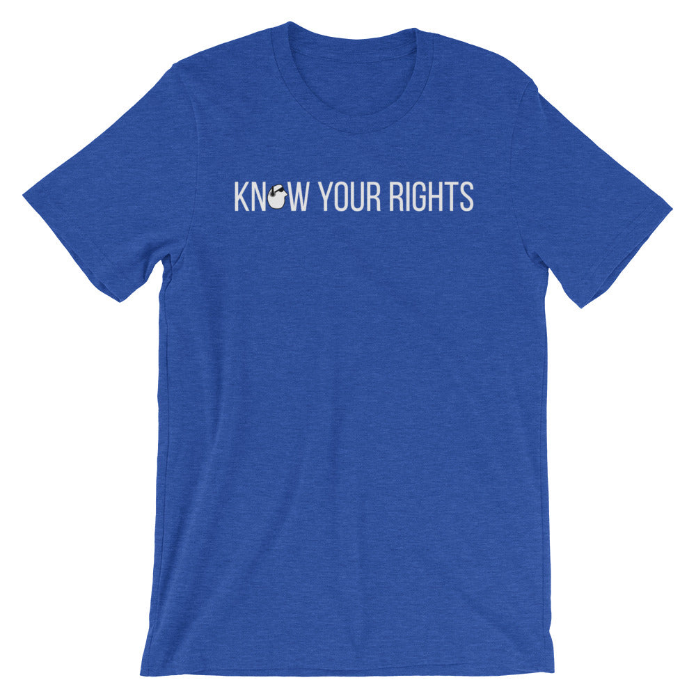 SunnyDayze KNOW YOUR RIGHTS Short-Sleeve Unisex T-Shirt