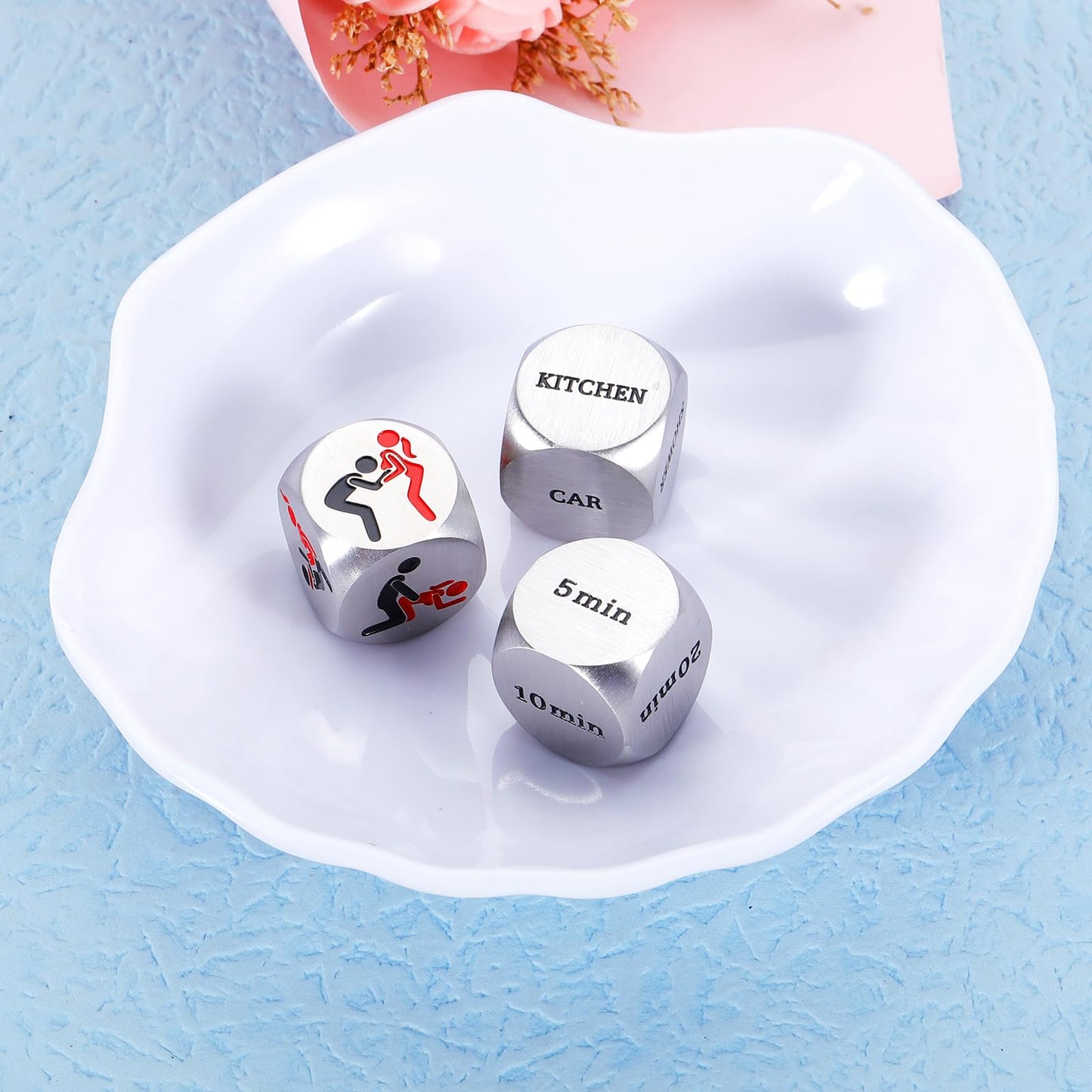 Anniversary Valentines Day Gifts for Him Her Date Night Ideas for Couples Food Decision Dice Christmas Birthday Gifts for Boyfriend Husband from Girlfriend Wife Funny Gifts for Men Women Coworker
