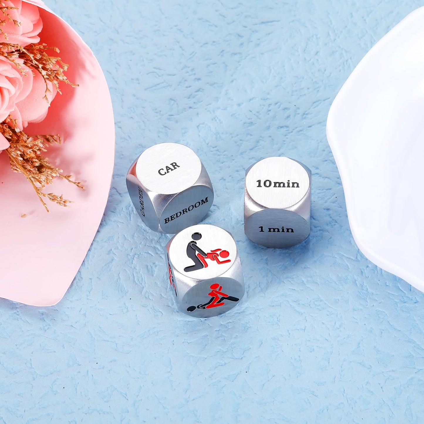 Anniversary Valentines Day Gifts for Him Her Date Night Ideas for Couples Food Decision Dice Christmas Birthday Gifts for Boyfriend Husband from Girlfriend Wife Funny Gifts for Men Women Coworker