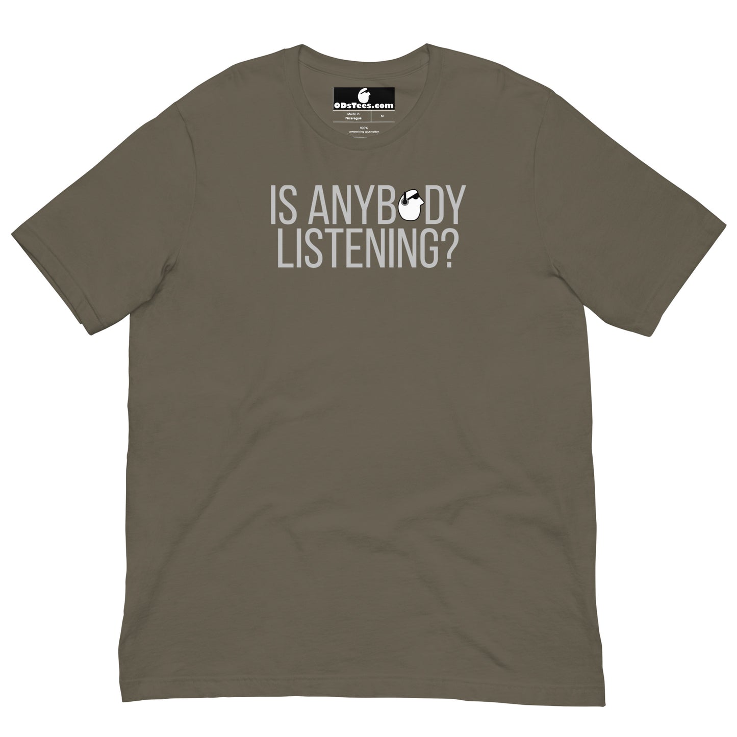 SunnyDayze IS ANYBODY LISTENING? Short-Sleeve Unisex T-Shirt