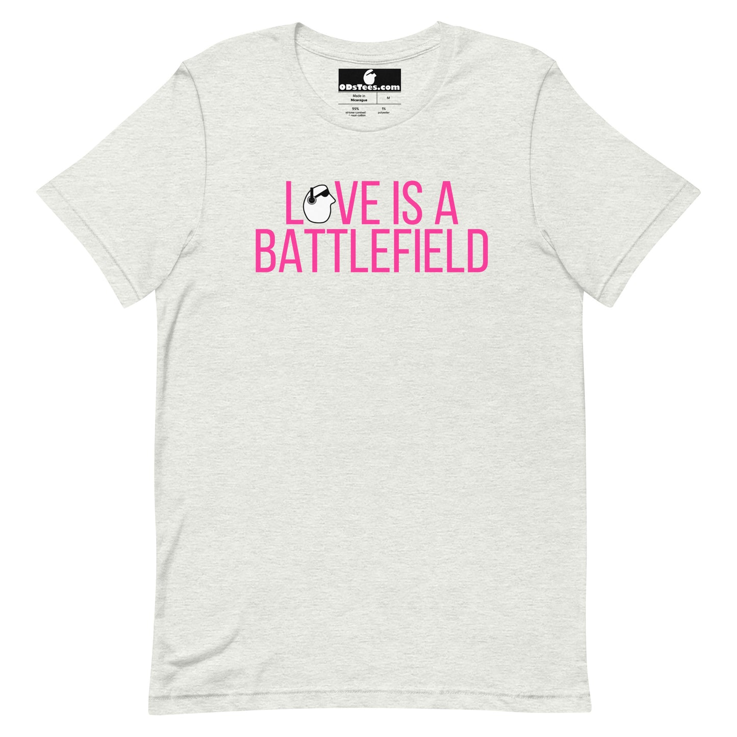 SunnyDayze LOVE IS A BATTLEFIELD Short-Sleeve Unisex T-Shirt