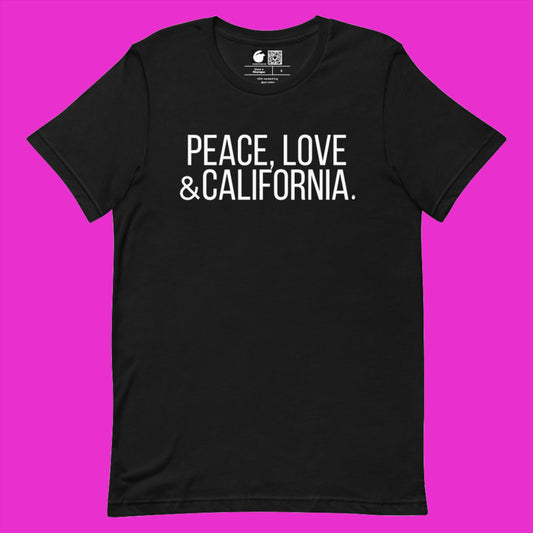 CALIFORNIA Short=Sleeve Unisex t-shirt