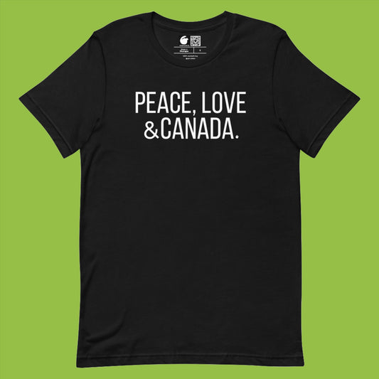 CANADA Short=Sleeve Unisex t-shirt