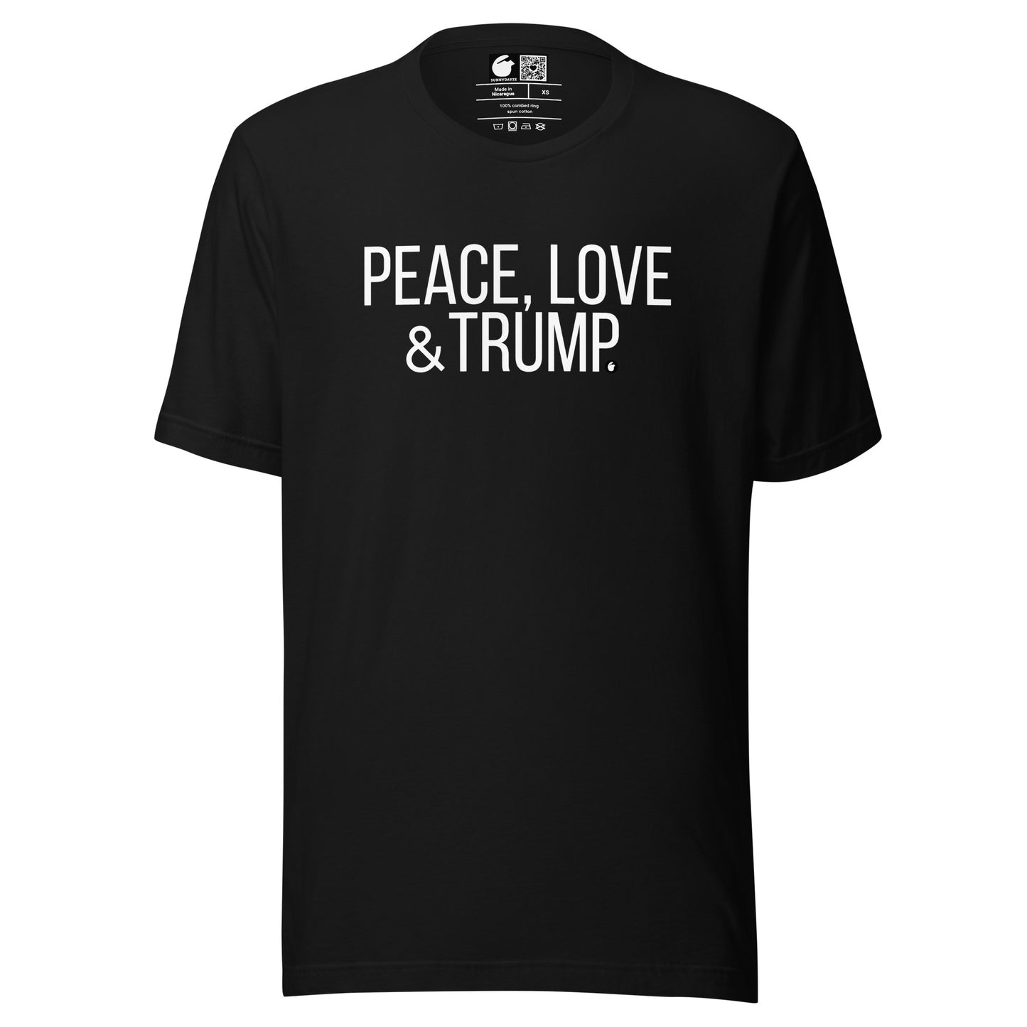 PEACE, LOVE & TRUMP Short-Sleeve Unisex T-Shirt