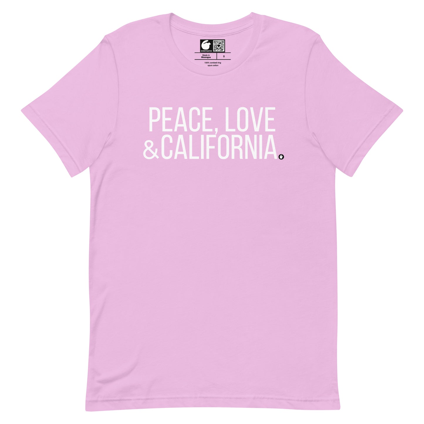 CALIFORNIA Short=Sleeve Unisex t-shirt