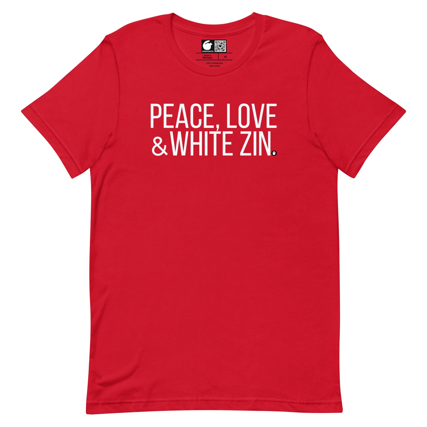 WHITE ZIN Unisex t-shirt