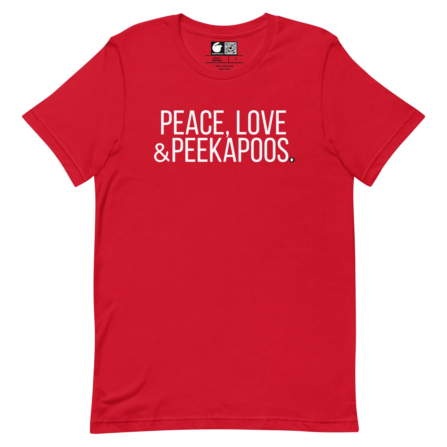 PEEKAPOOS Short-Sleeve Unisex t-shirt