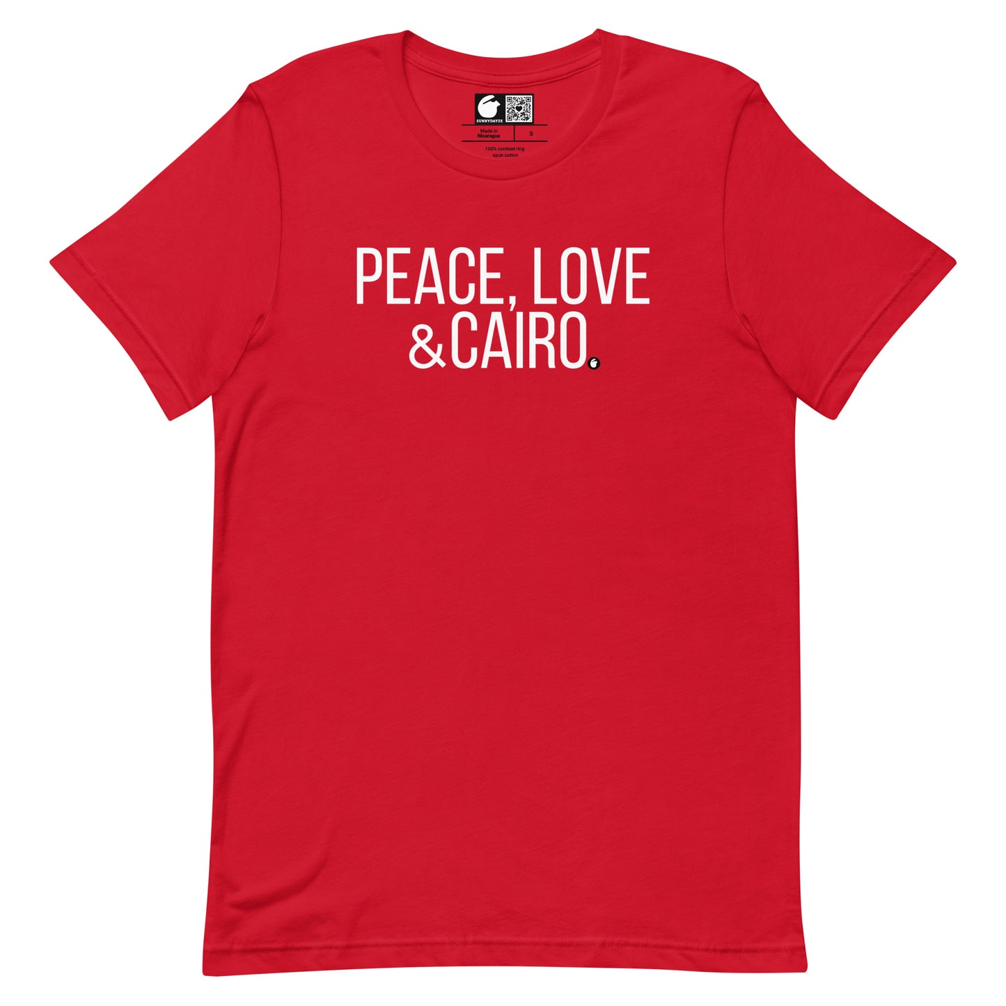 CAIRO Short=Sleeve Unisex t-shirt