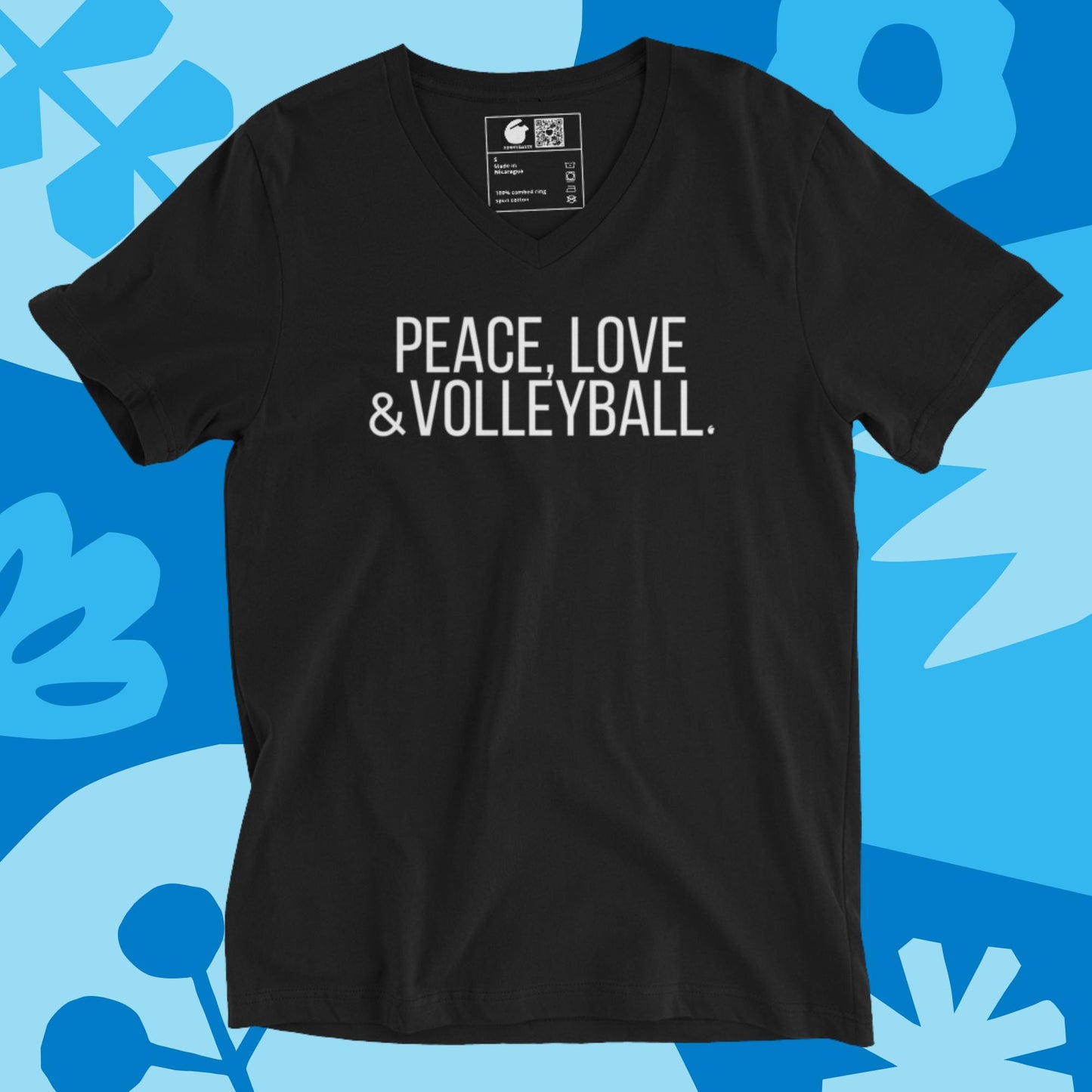 VOLLEYBALL Unisex Short Sleeve V-Neck T-Shirt