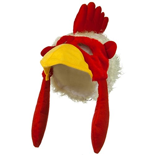 Chicken Rooster Plush Mask Hat