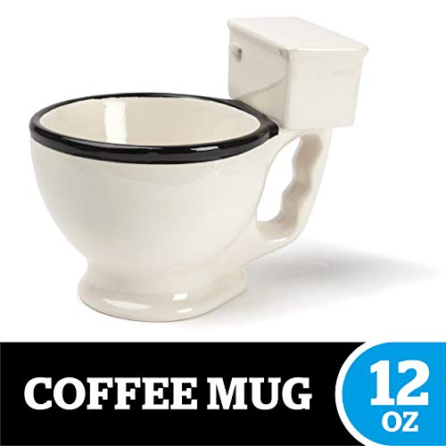 Toilet Mug Funny Gag Gift Perfect for Coffee, Tea