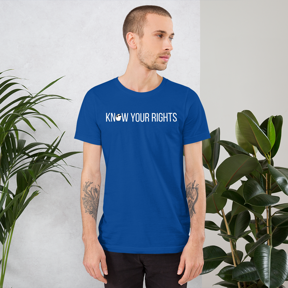 SunnyDayze KNOW YOUR RIGHTS Short-Sleeve Unisex T-Shirt