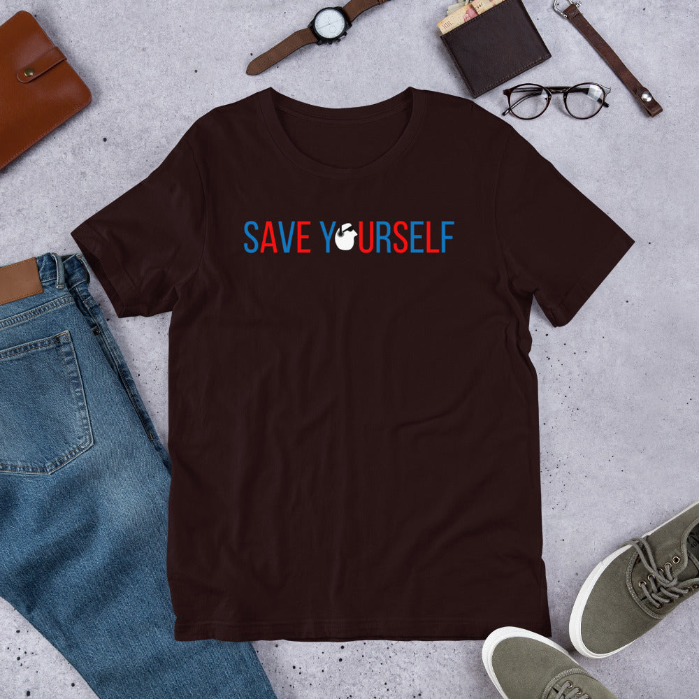 SunnyDayze SAVE YOURSELF Short-Sleeve Unisex T-Shirt