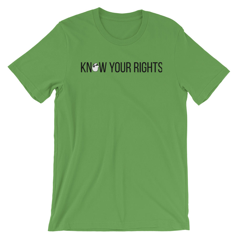 SunnyDayze KNOW YOUR RIGHTS Short-Sleeve Unisex T-Shirt