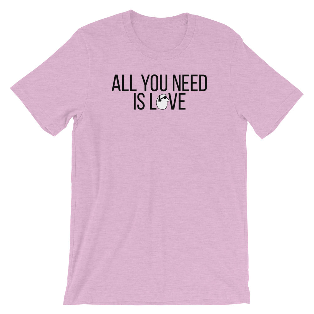 SunnyDayze ALL YOU NEED IS LOVE Short-Sleeve Unisex T-Shirt